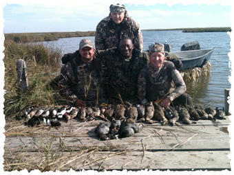 A successful 2011/2012 late season hunt with LA Marsh Guide Service